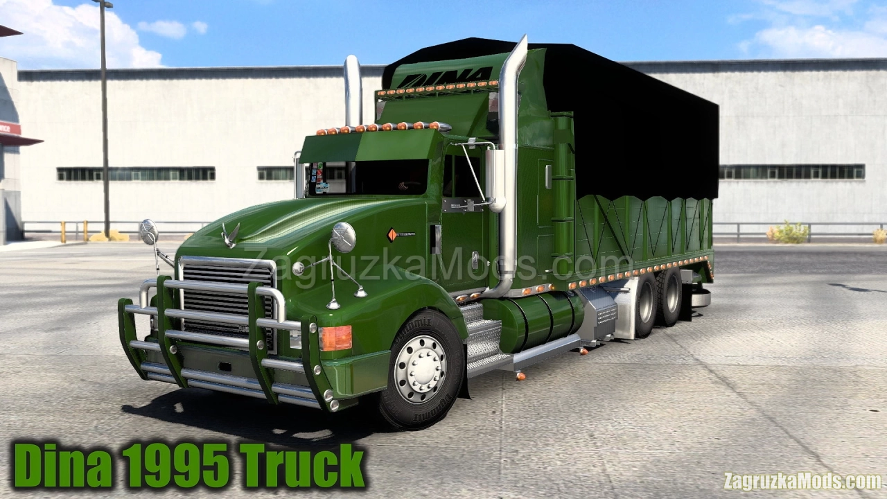 Dina 9400 1995 Truck + Interior v1.5 (1.53.x) for ATS