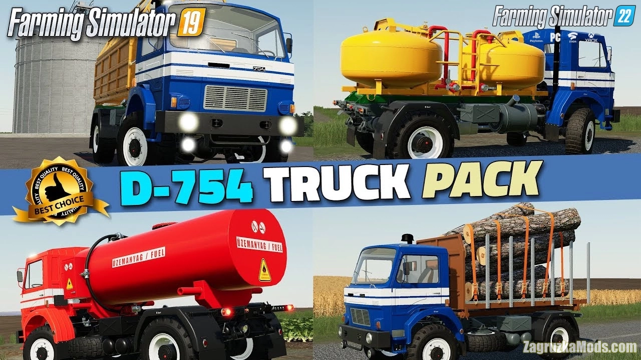 D-754 Truck Pack v1.0 for FS22