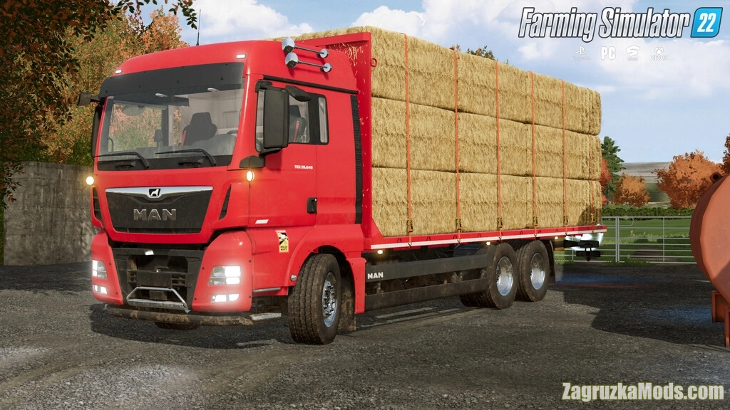 MAN TGX 26.640 Straw Bale Truck v1.0 for FS22