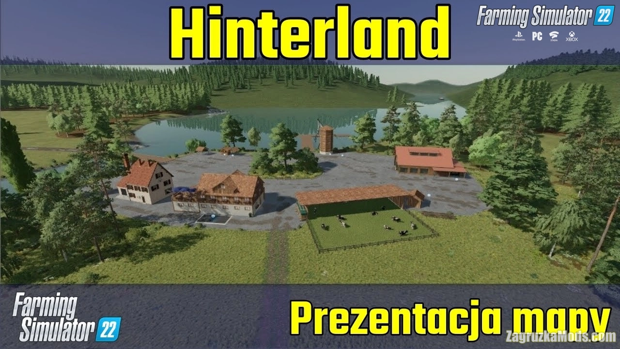 Hinterland Map v1.0.1 for FS22