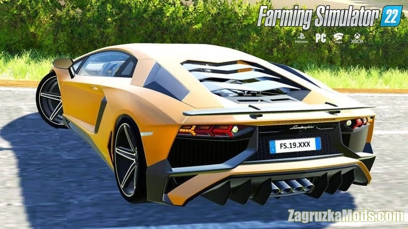 Lamborghini Aventador LP750-4 SV v1.0 for FS22