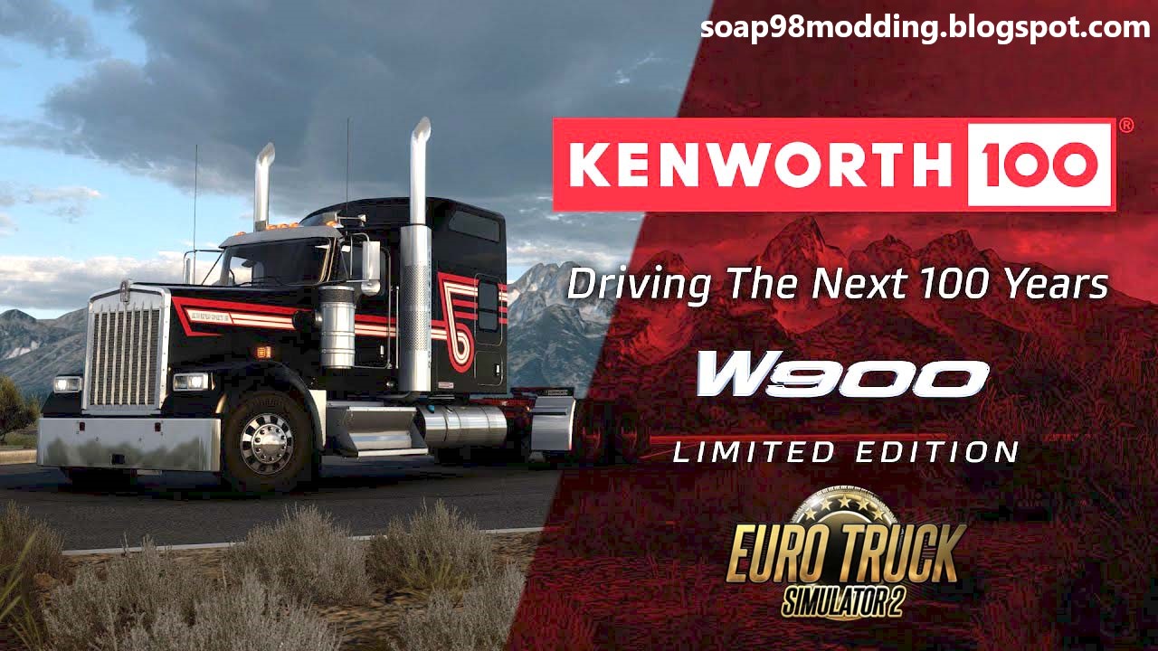 Kenworth W900 Limited Edition by soap98 v1.2.1 (1.48.x) for ETS2