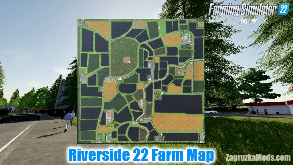 Riverside 22 Farm Map v1.4 for FS22