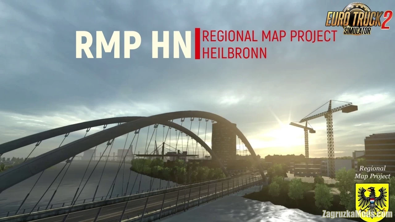 Regional Map Project: Heilbronn 1:1 v1.1.6 (1.52.x) for ETS2