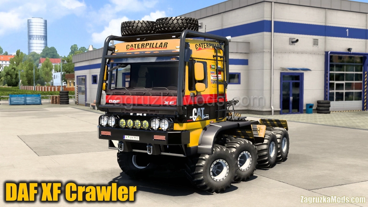 DAF XF Crawler + Interior v1.7 (1.47.x) for ETS2