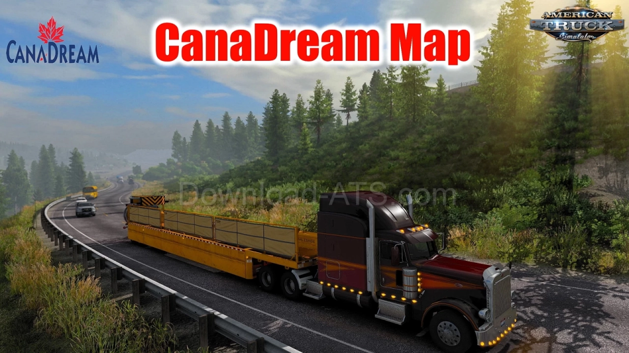 CanaDream Map (CanaMania) v2.58 by ManiaX (1.58.x) for ATS