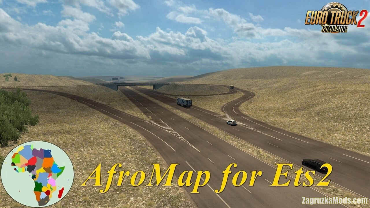 AfroMap v2.6 (1.47.x) by diman26 for ETS2