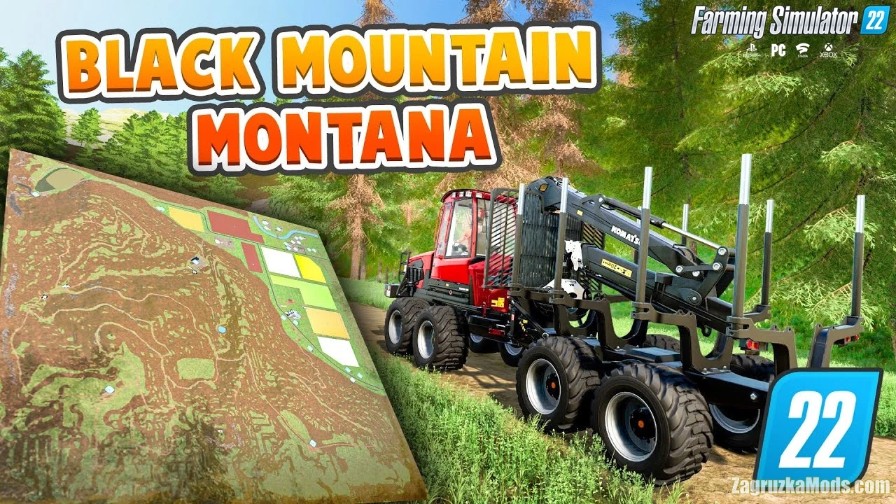 Black Mountain Montana Map v1.5.0.1 for FS22