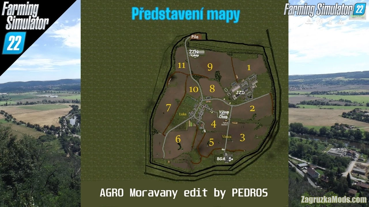 Agro Moravany Map v3.0 for FS22