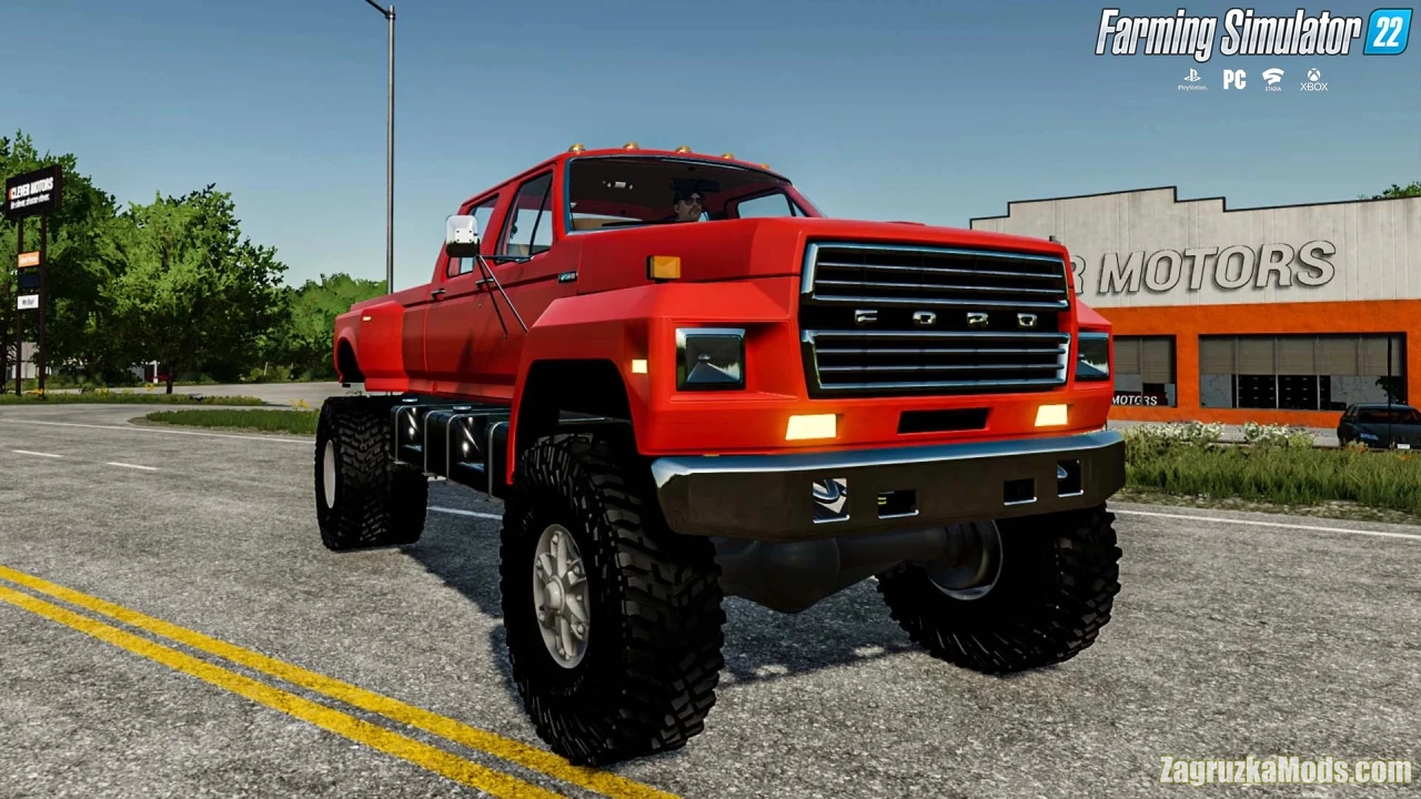 Ford F800 Crewcab Dually v1.0 for FS22