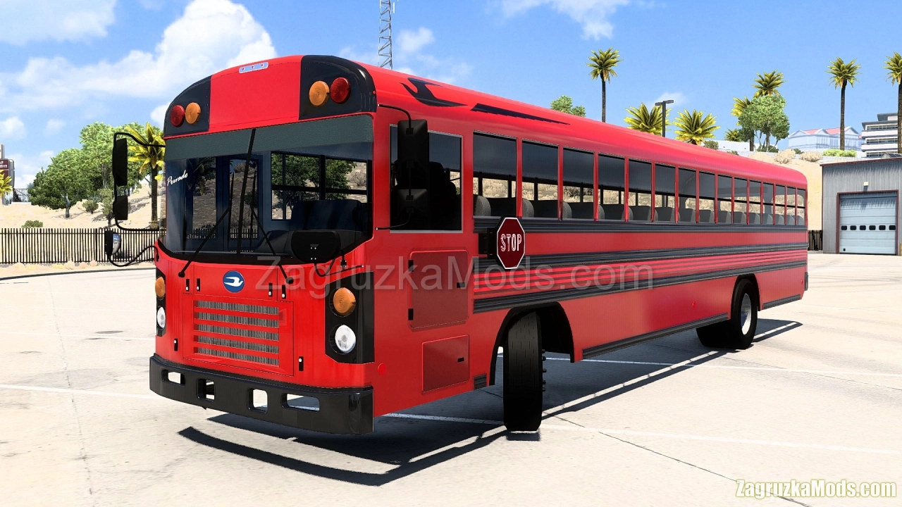 Blue Bird All American T3 2016 Bus v1.0 (1.47.x) for ATS and ETS2