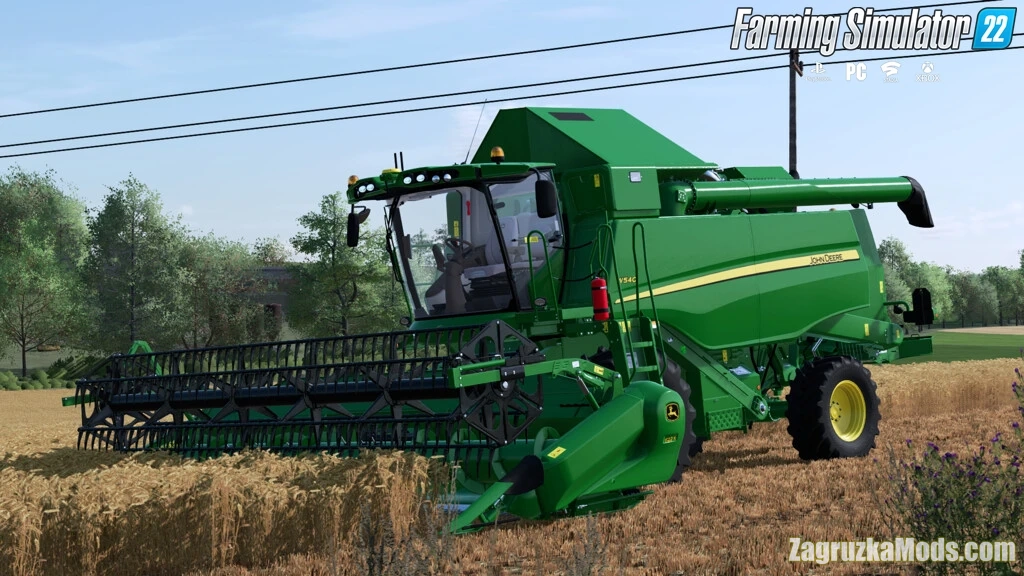 John Deere W Series Harvester v1.0 for FS22