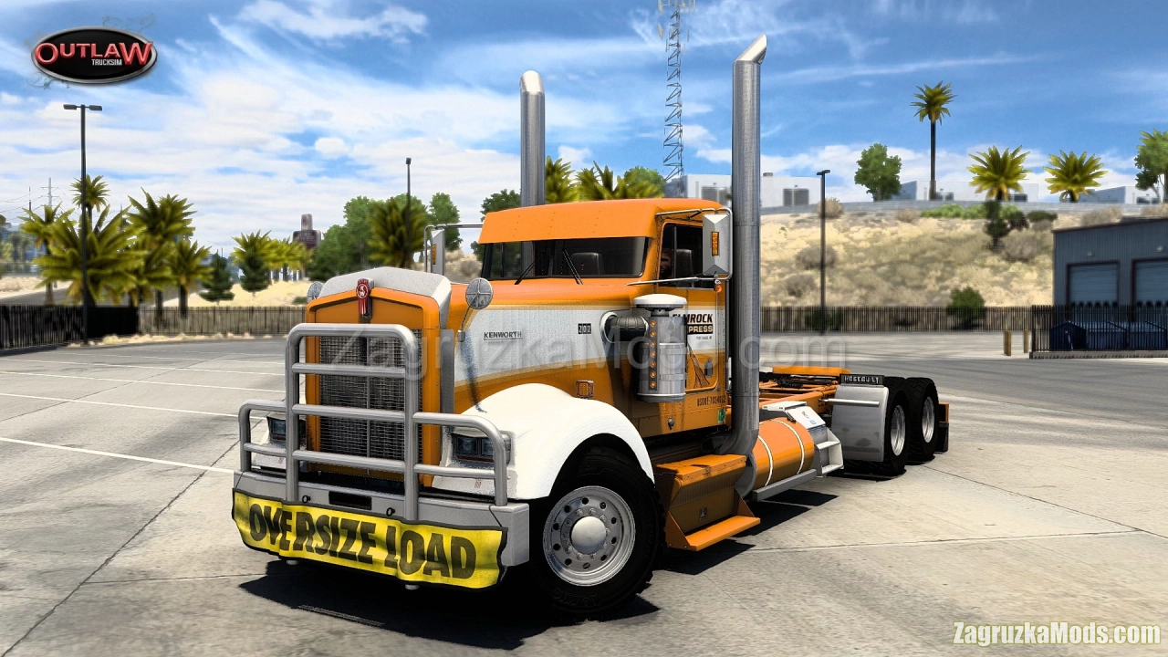 Kenworth W900 + Interior v1.0 By Outlaw (1.48.x) for ATS