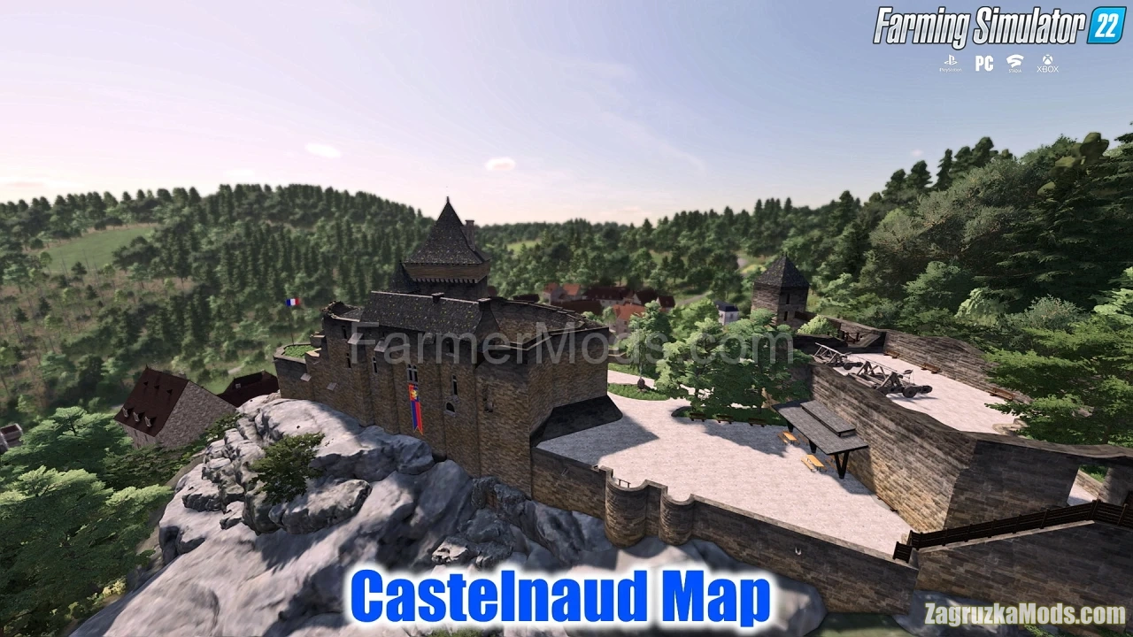 Castelnaud Map v1.1.0.4 for FS22