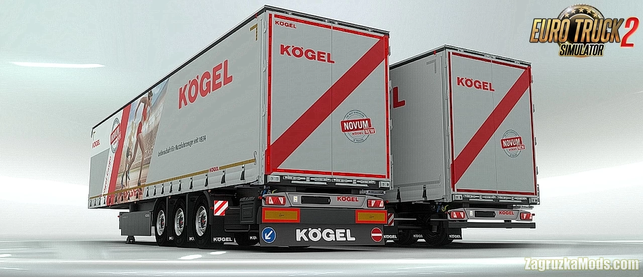 Kogel Trailers v1.3 by Dotec (1.49.x) for ETS2