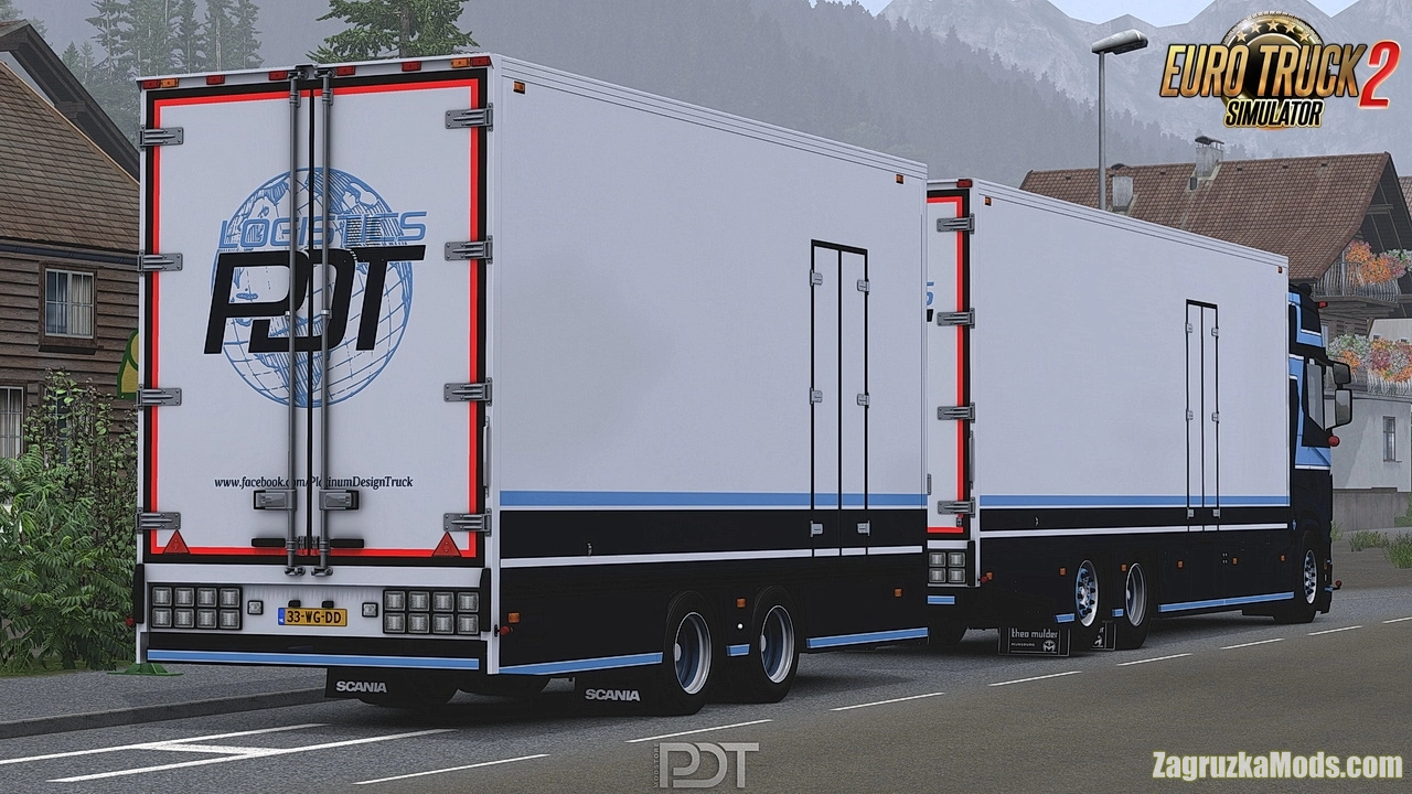 Scania S650 + Trailer PDT Logistics v1.0 (1.47.x) for ETS2