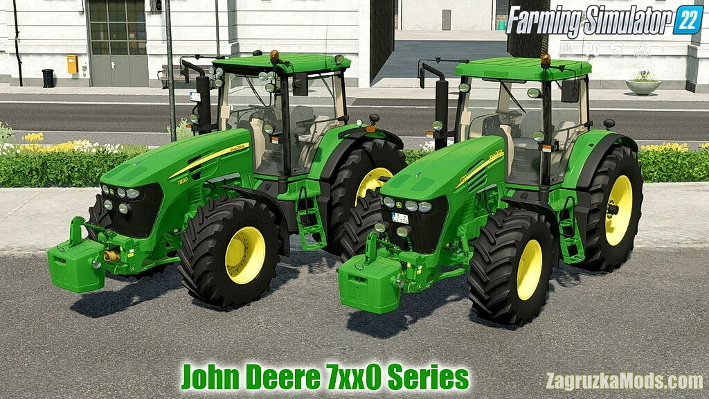 John Deere 7xx0 Series Tractor v1.1 for FS22