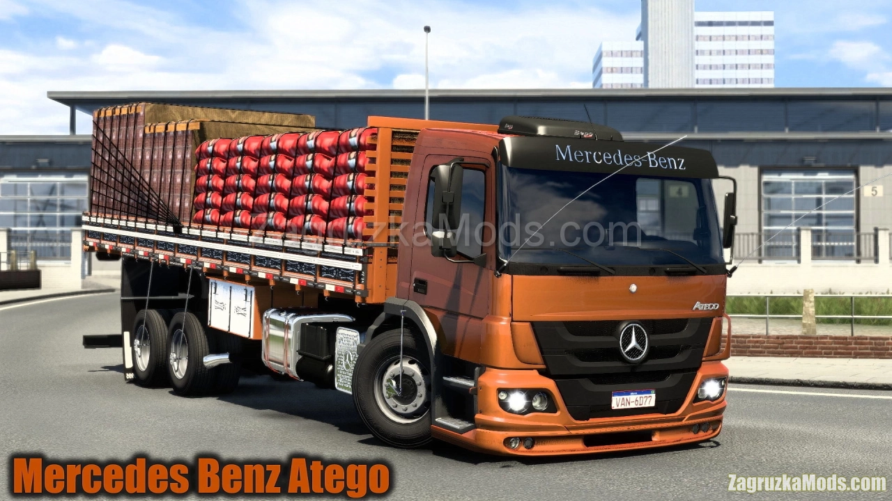 Mercedes-Benz Atego + Interior v1.0 (1.47.x) for ETS2