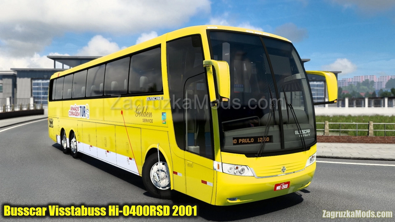 Busscar Visstabuss Hi-O400RSD 2001 Bus v1.0 (1.47.x) for ETS2
