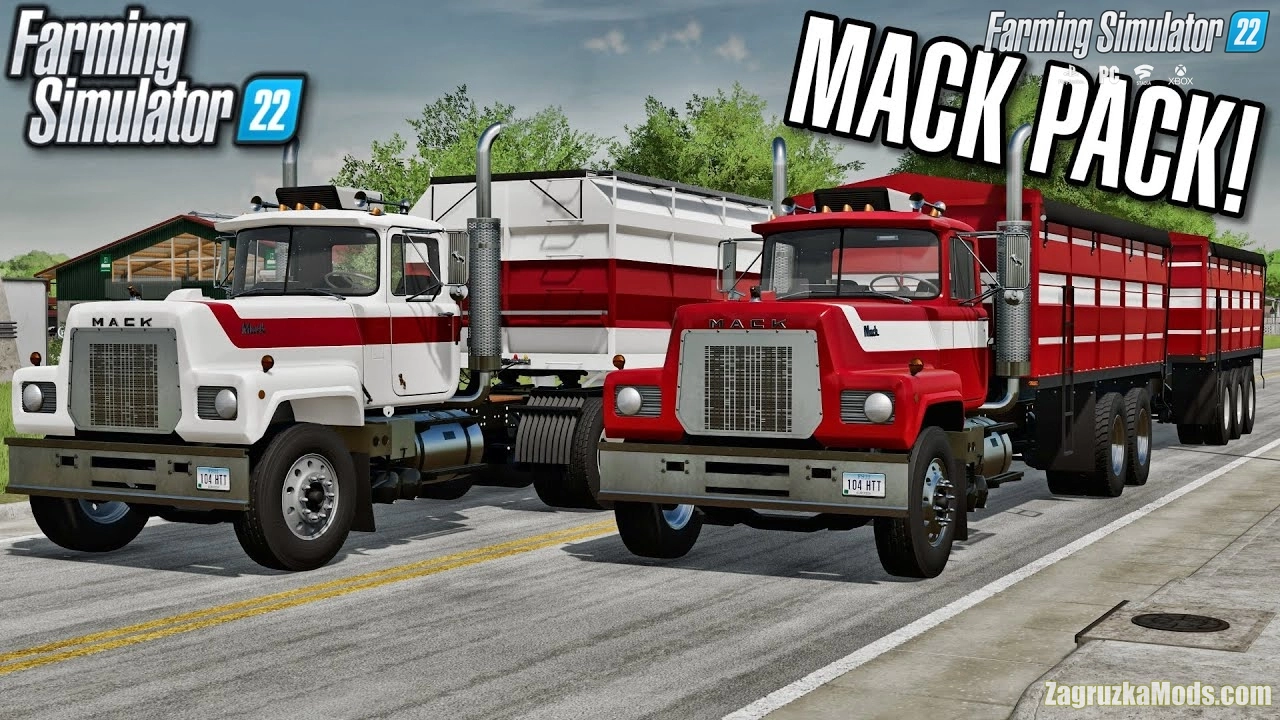 Mack Grain Hauling Pack v2.0.0.1 for FS22