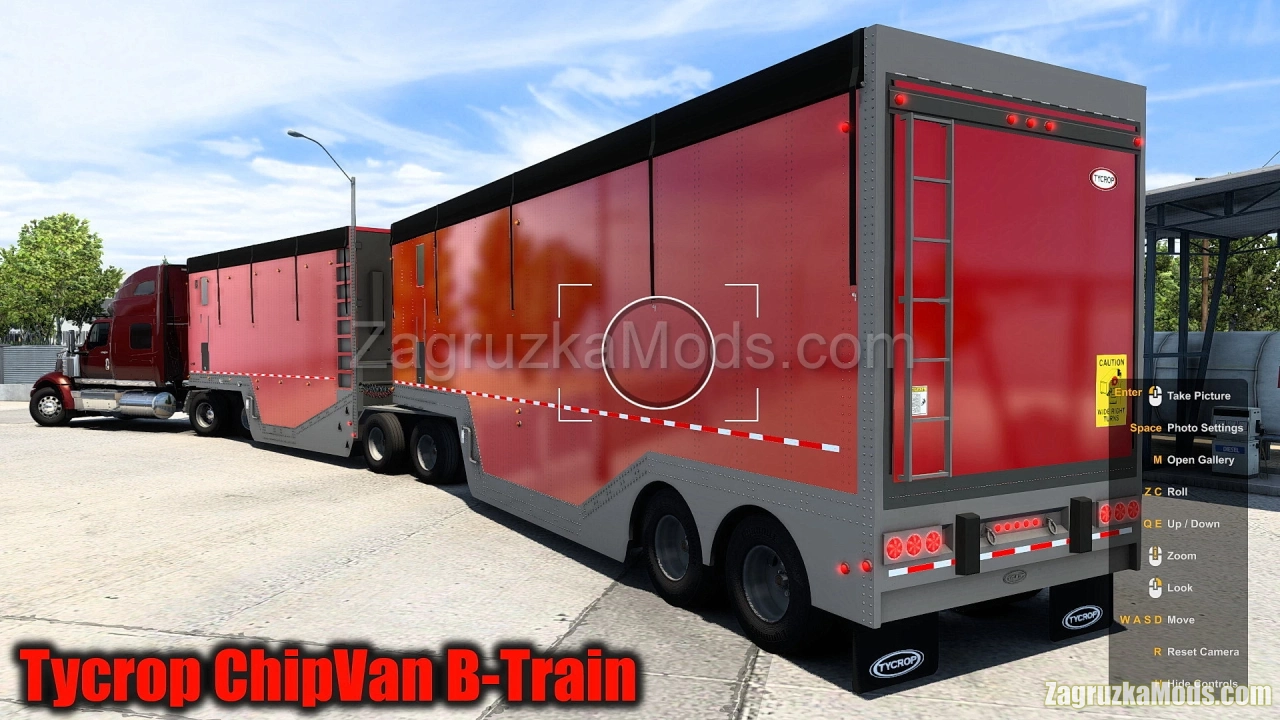 Tycrop ChipVan B-Train Trailer v1.7 (1.47.x) for ATS