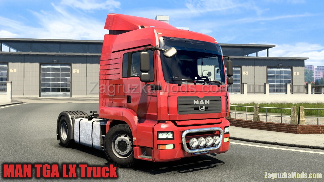 MAN TGA LX Truck + Interior v1.8 (1.47.x) for ETS2