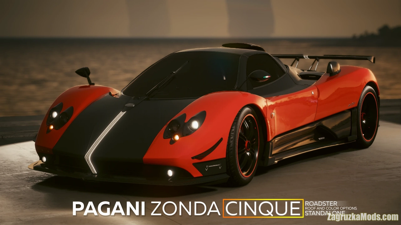 Pagani Zonda Cinque Roadster v1.0 for Cyberpunk 2077