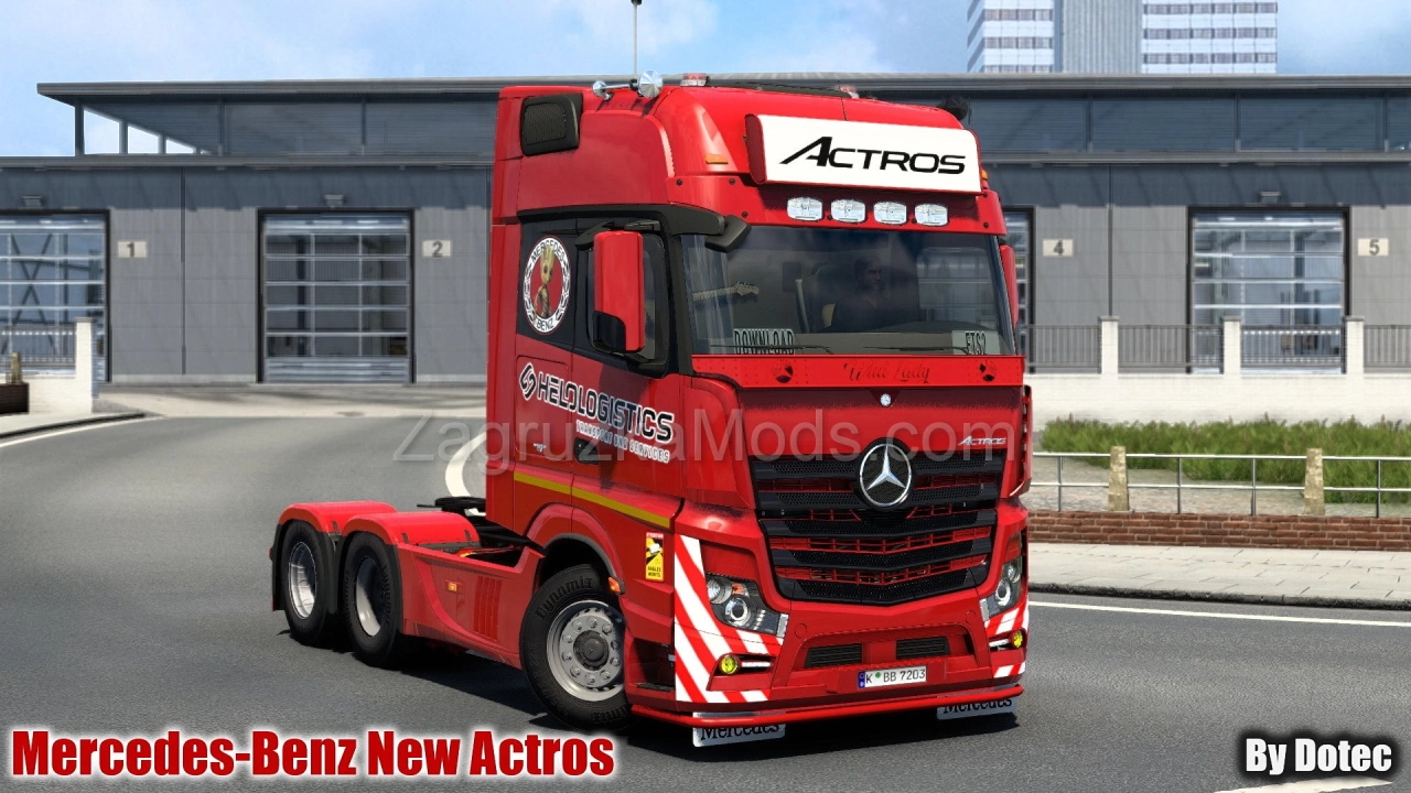 Mercedes-Benz New Actros v0.32H By Dotec (1.59.x) for ETS2