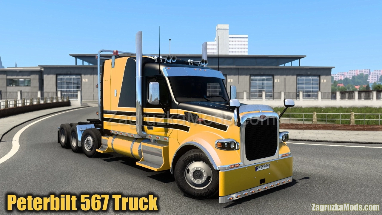 Peterbilt 567 Truck + Interior v1.2 (1.48.x) for ETS2