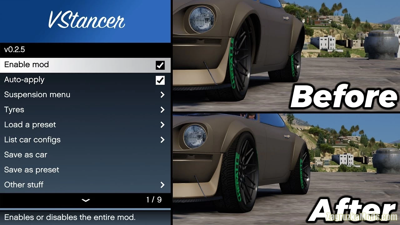 VStancer Mod v0.3.2 for GTA 5