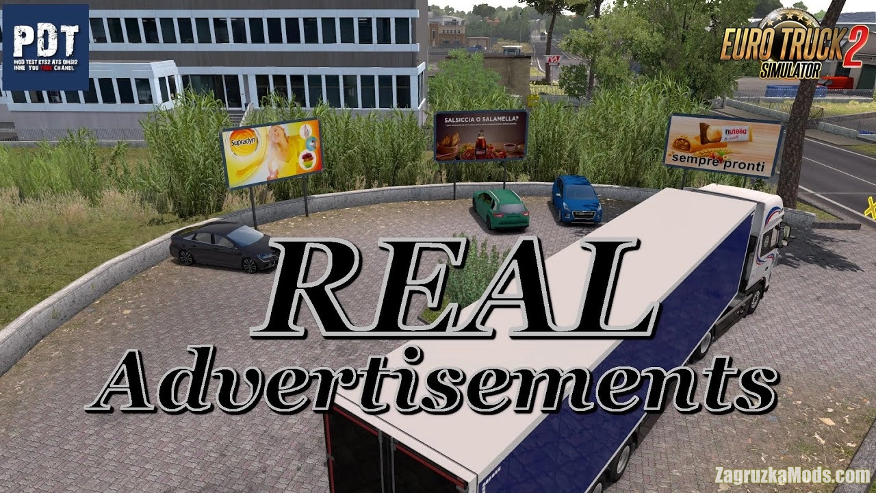 Real Advertisements v2.3 (1.48.x) for ETS2