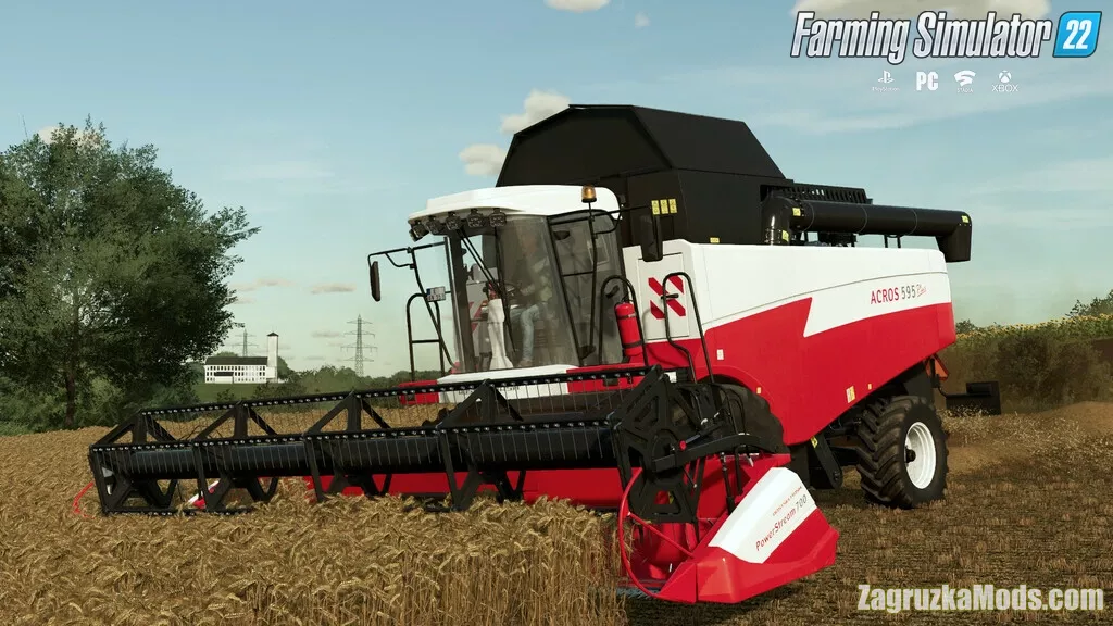 Rostselmash Acros 595 Harvester v2.5 for FS22