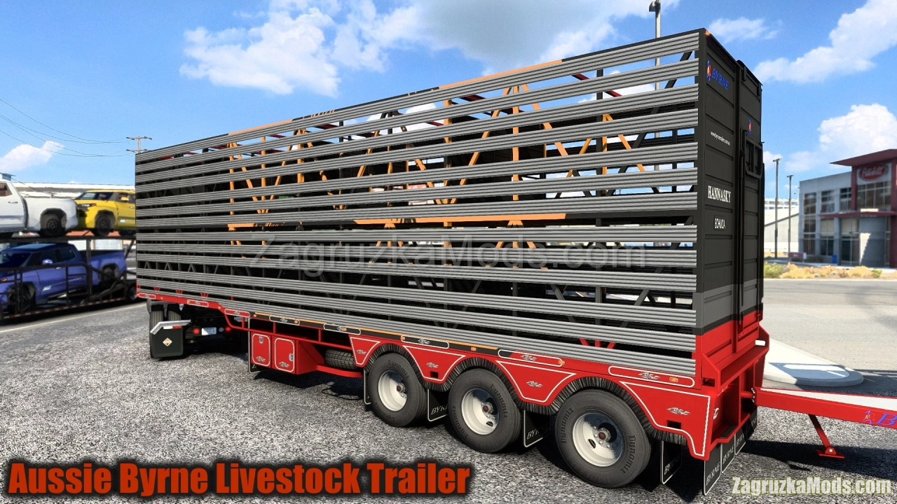 Aussie Byrne Livestock Trailer v1.0 (1.48.x) for ATS