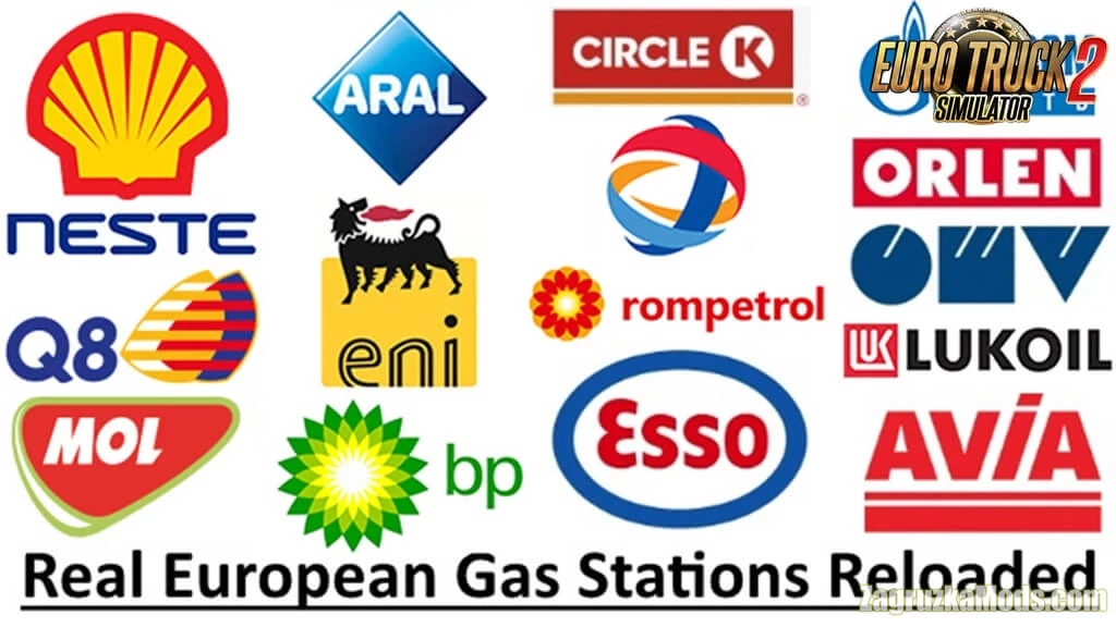 Real European Gas Stations Reloaded v2.6 (1.48.x) for ETS2