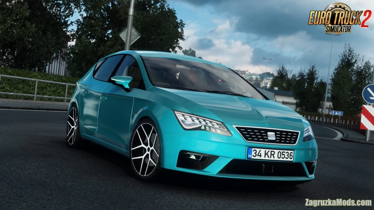 Seat Leon 2018 + Interior v1.1.48 (1.48.x) for ATS and ETS2