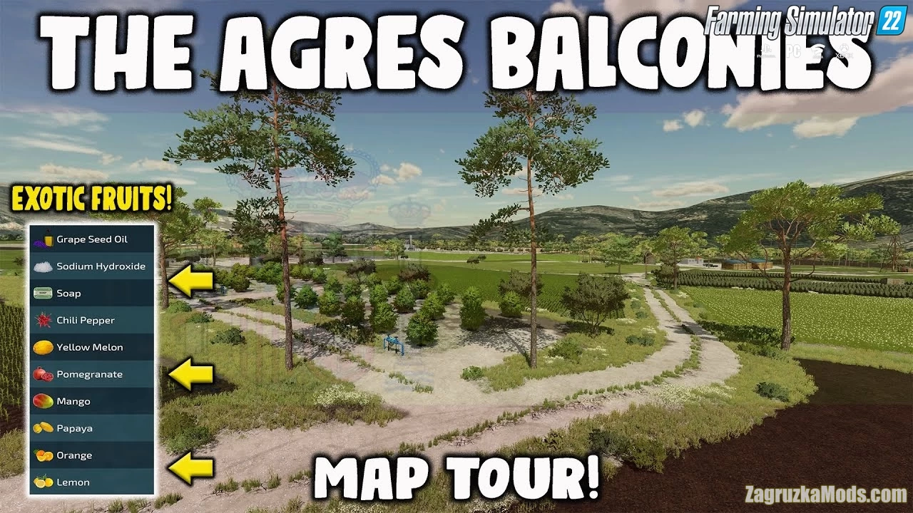 The Agres Balconies Map v1.3 for FS22