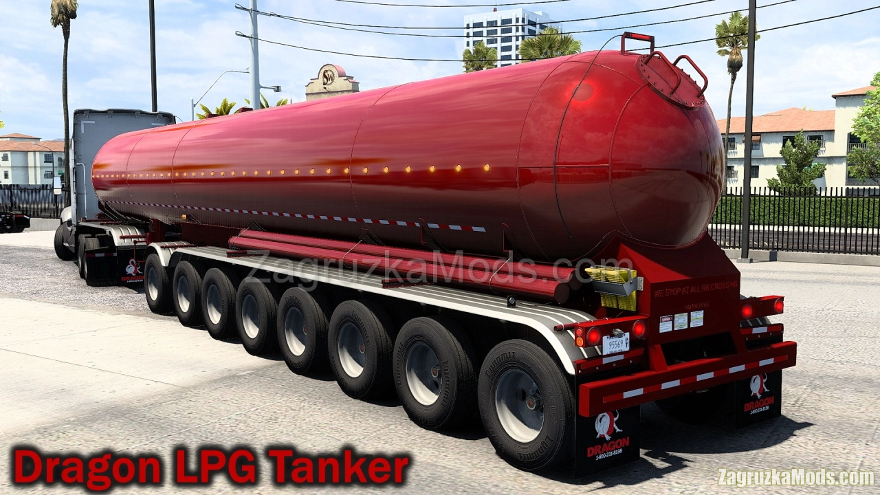 Dragon LPG Tanker v1.0 By Fishpants Modding (1.48.x) for ATS
