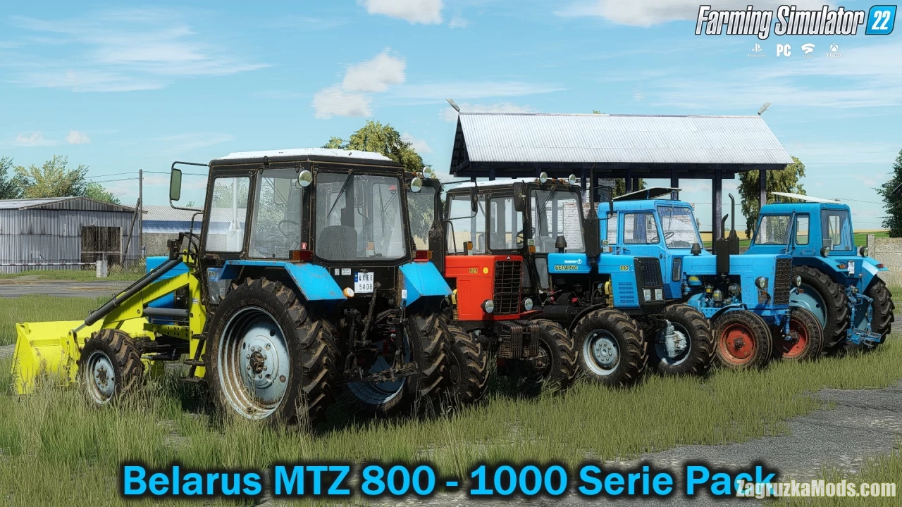 Belarus MTZ 800 - 1000 Serie Pack Tractors v1.0.0.3 for FS22