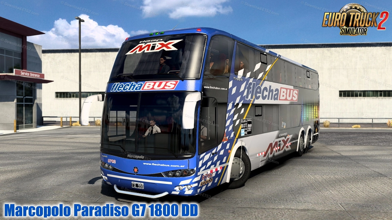 Marcopolo Paradiso G7 1800 DD 6x2 v1.9 (1.49.x) for ATS and ETS2