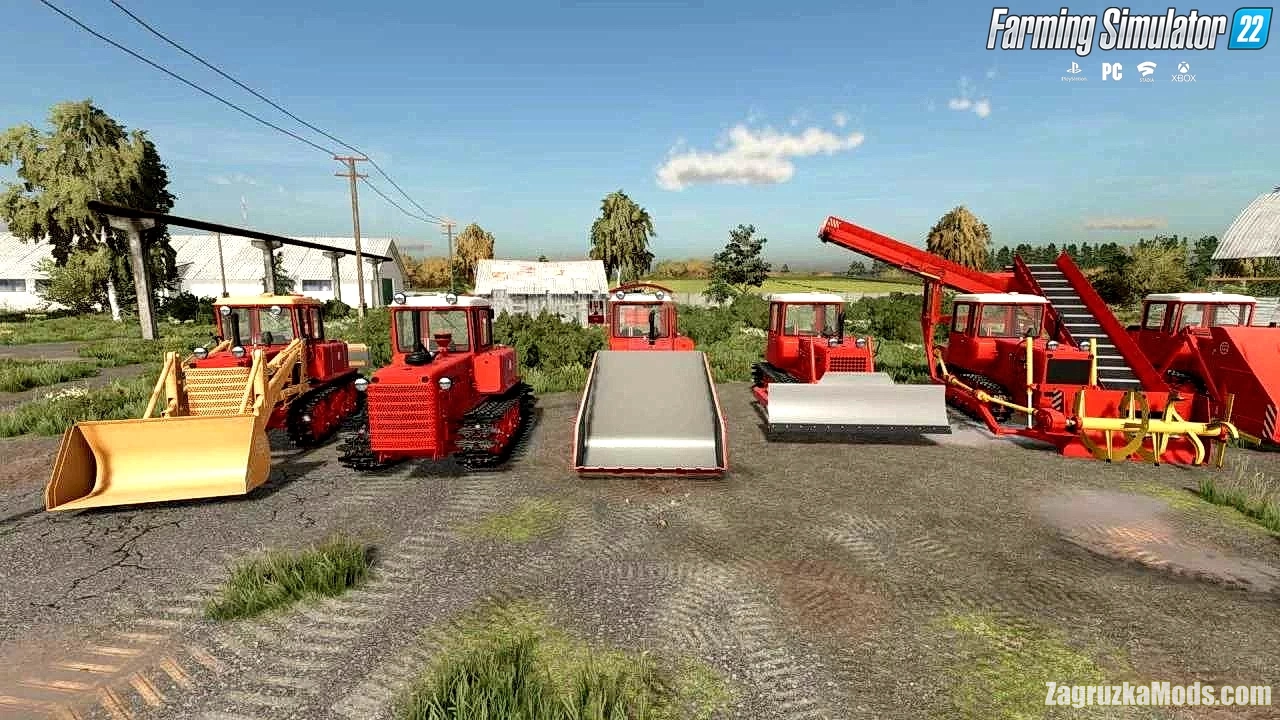 DT-75 Pack Tractors + Tools v1.0 for FS22