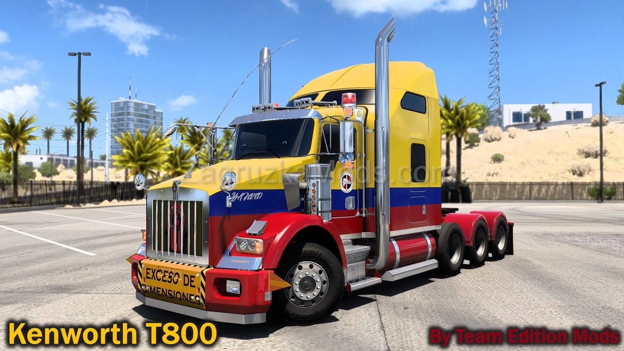 Kenworth T800 Truck v1.0 By Team Edition Mods (1.48.x) for ATS