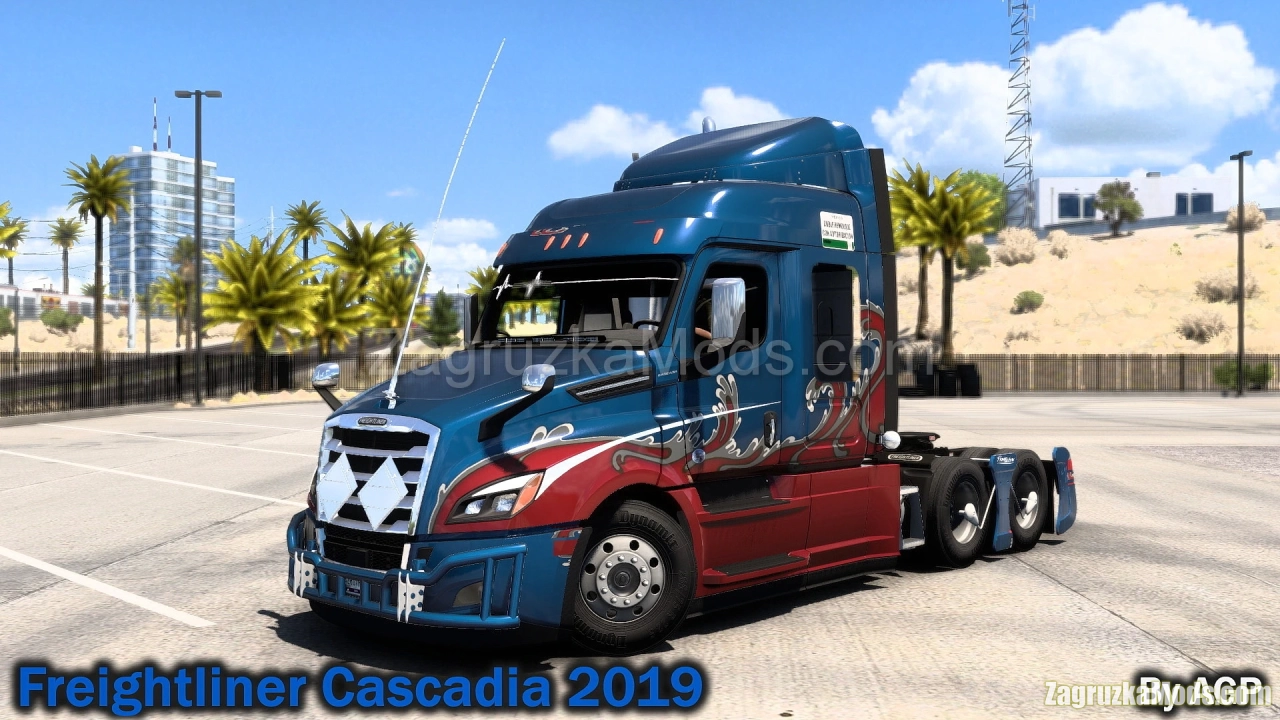 Freightliner Cascadia 2019 Truck v1.1 By AGP (1.48.x) for ATS