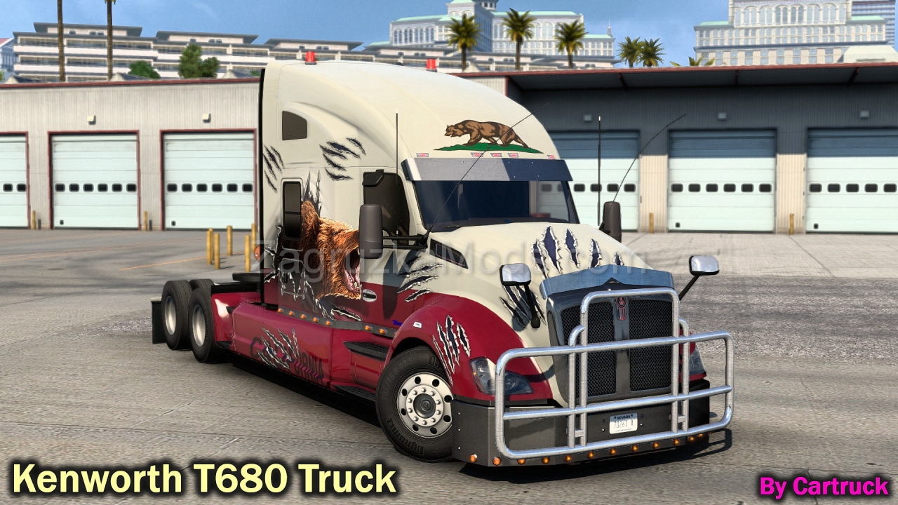 Kenworth T680 v1.6 Edit by Cartruck (1.49.x) for ATS and ETS2