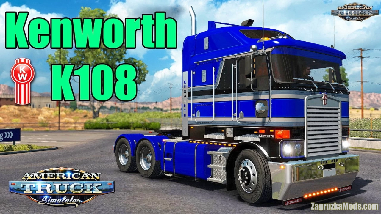 Kenworth K108 + Interior v2.6.2 by RTA Team (1.50.x) for ATS