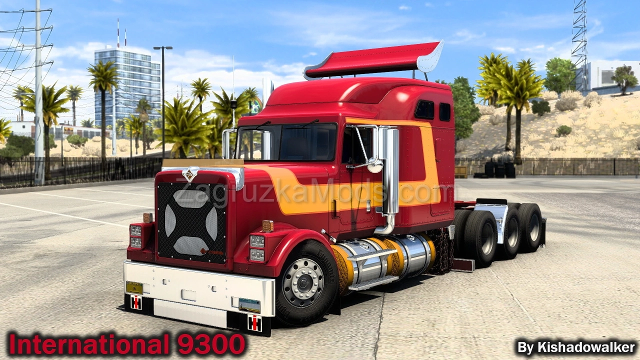 International 9300 Truck + Interior v1.0.4 (1.54.x) for ATS