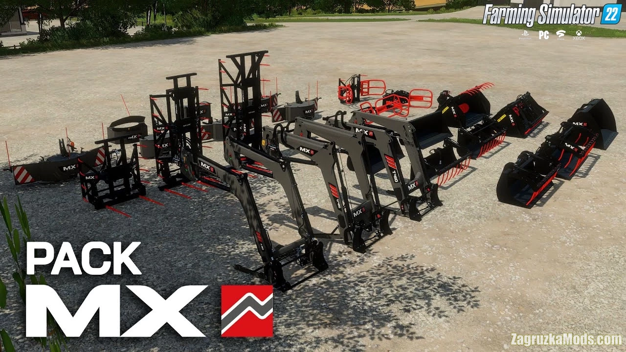 MX Pack Frontloaders v1.1 for FS22