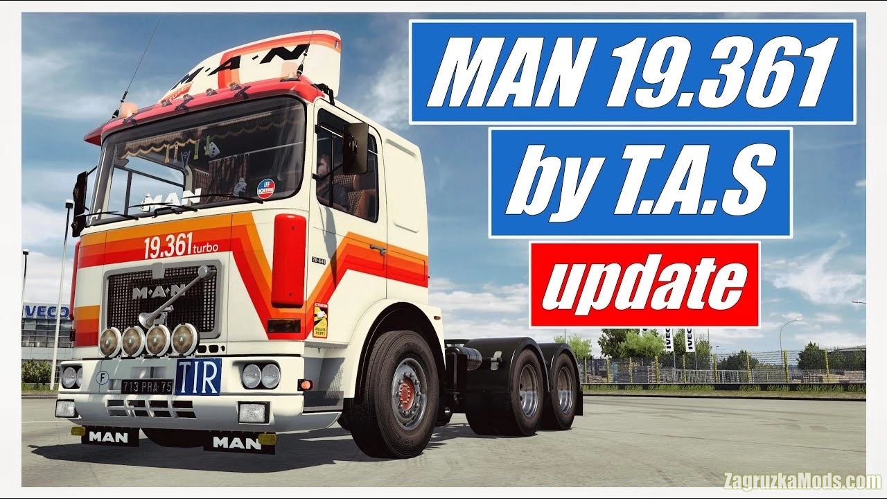 MAN 19.361 Turbo Truck + Interior v1.7 (1.58.x) for ETS2