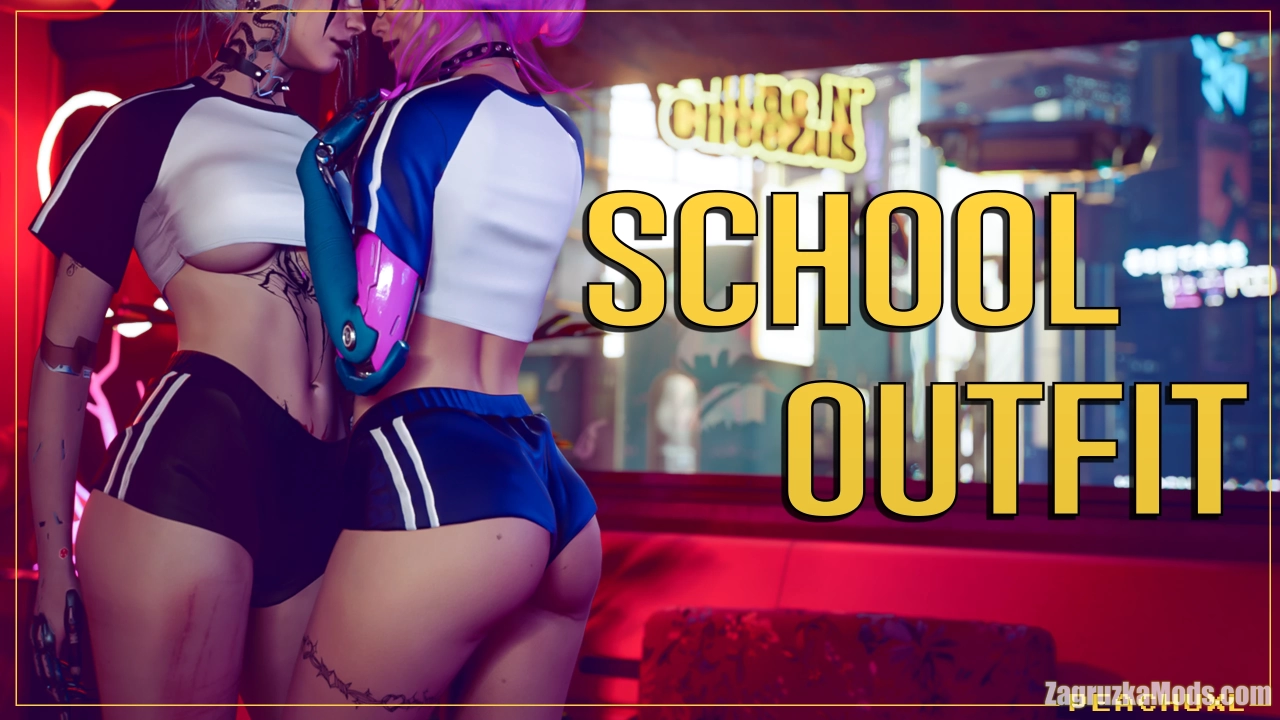 Peachu School Outfit - ArchiveXL v1.0 for CyberPunk 2077