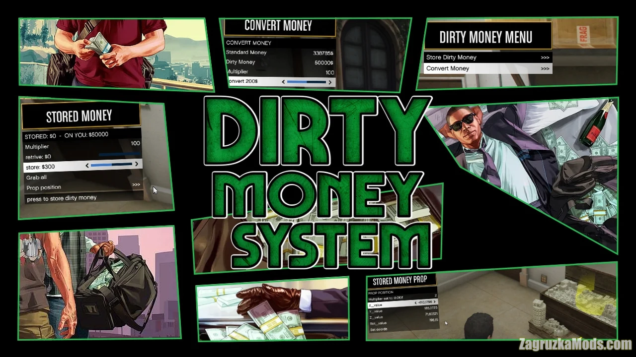 Dirty Money System v0.5 for GTA 5