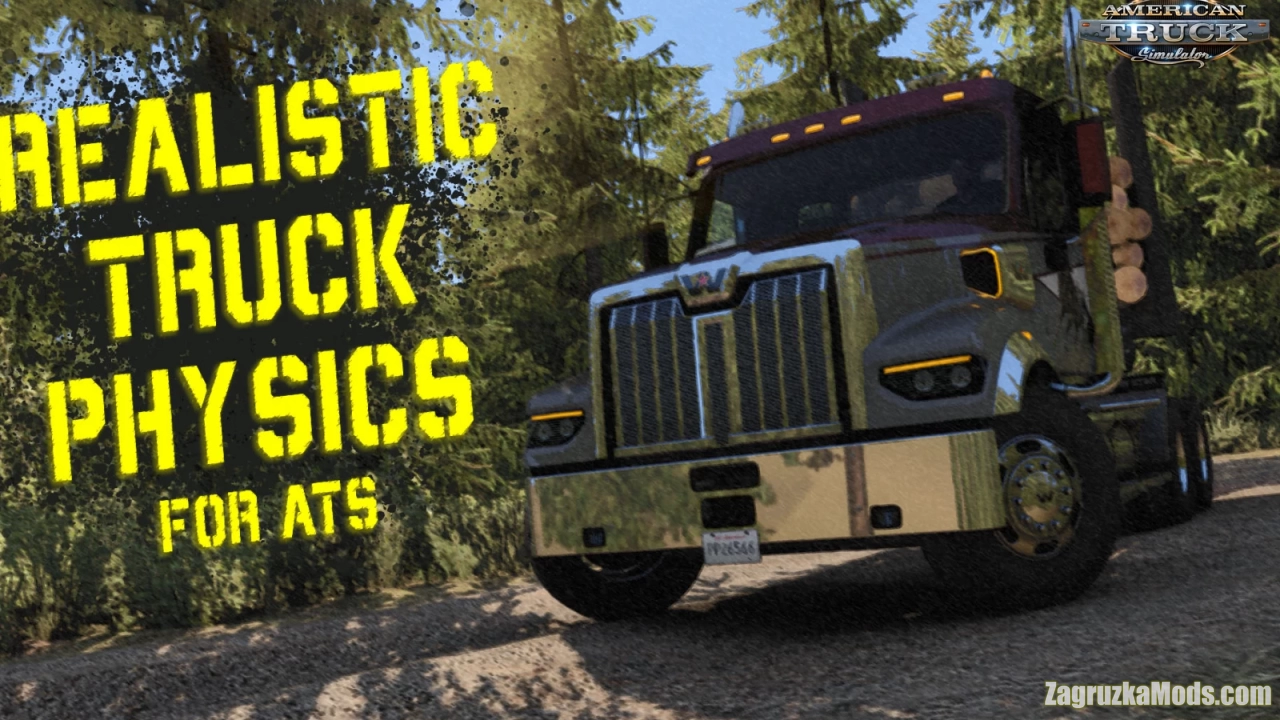 Realistic Truck Physics Mod v9.0.5 by Frkn64 (1.51.x) for ATS